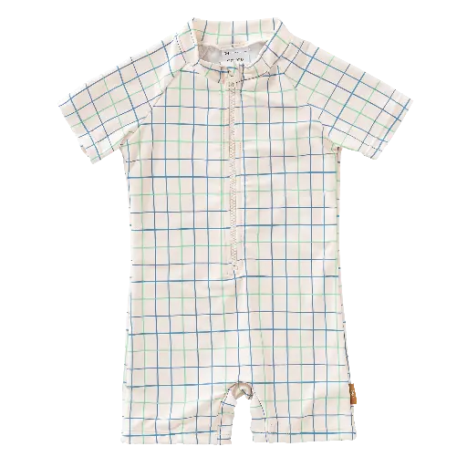 Fresk | Zwempak Boys Classic Check Off White