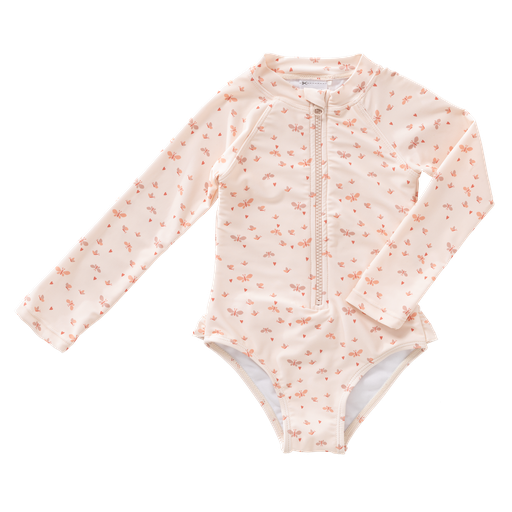 Fresk | Badpak Girls Butterflies Longsleeve Pink