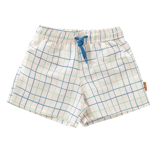 Fresk | Zwemshort Boys Classic Check Off White