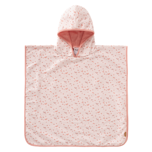 [576937] Fresk | Poncho Girls Butterflies Pink 0-36m