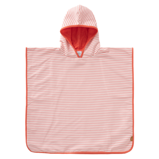[576939] Fresk | Poncho Girls Summer Stripes Orange 0-36m