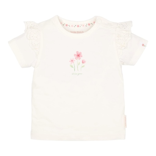 Little Dutch | T-shirt Girls Fairy Garden Off White