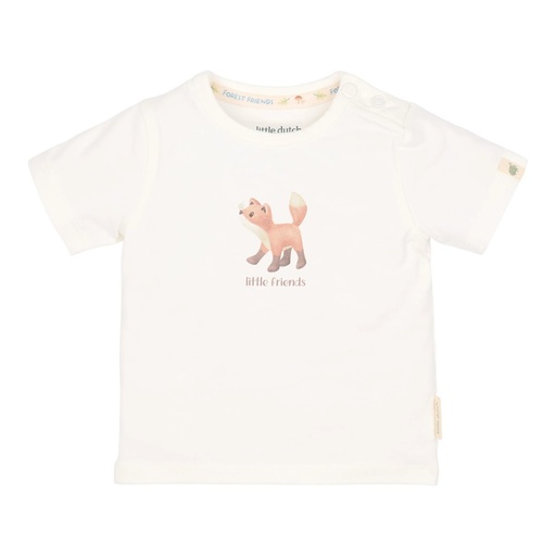 Little Dutch | T-shirt Boys Forest Friends Off White