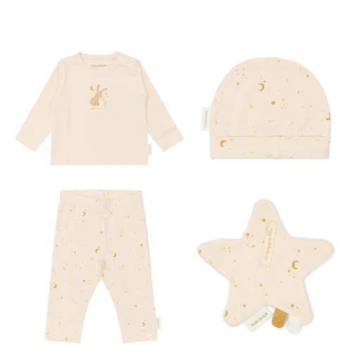 Little Dutch | Outfit Uni Giftset Creme