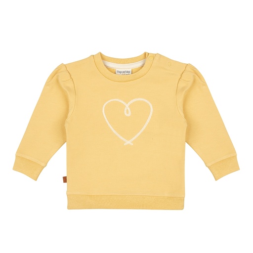 Frogs&Dogs | Sweater Girls Heart New Wheat 