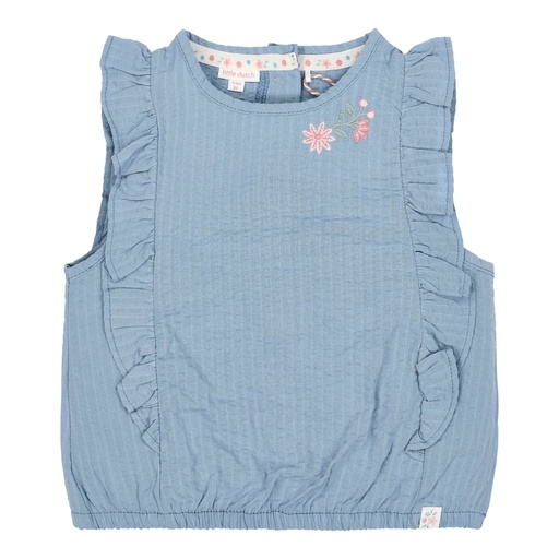 Little Dutch | T-shirt Girls Denim Blue