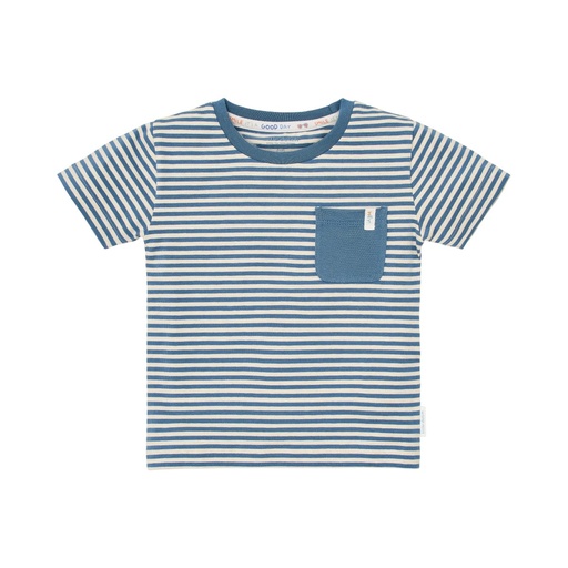Little Dutch | T-shirt Boys Stripes Indigo Sand
