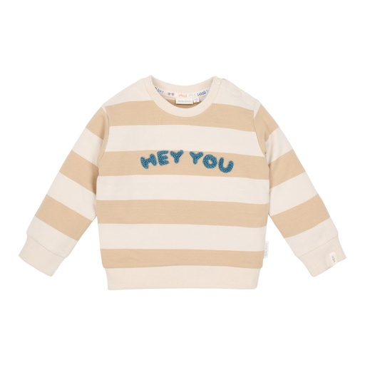 Little Dutch | Sweater Boys Stripes Biscuit