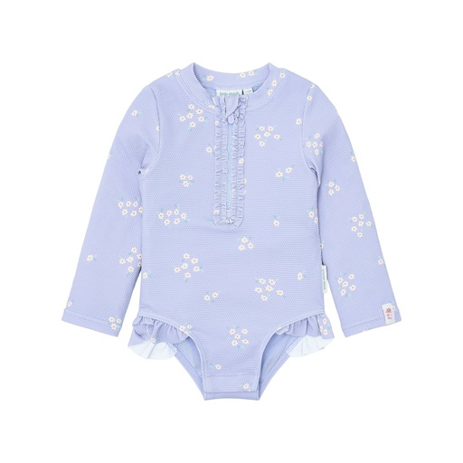 Little Dutch | Badpak Girls Longsleeve Dreamy Lavender