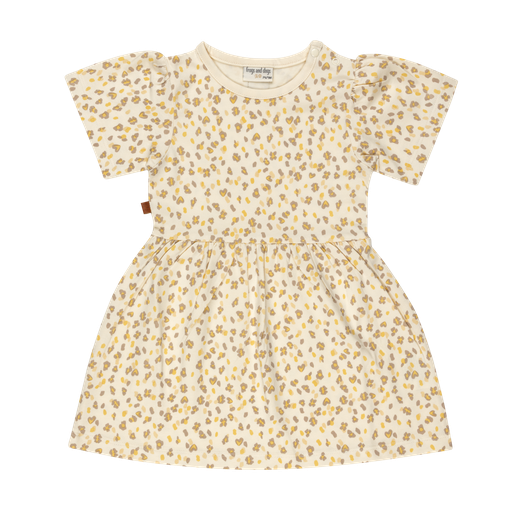 Frogs&Dogs | Jurk Girls Leo Pearled Ivory 