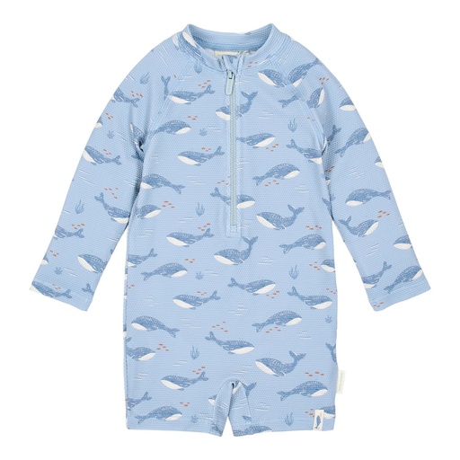 Little Dutch | Zwempak Boys Longsleeve Ocean Splash