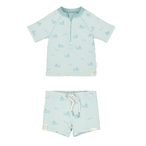 Little Dutch | Outfit Boys Zwemshirt/Zwemshort Ocean Adventure 2-delig