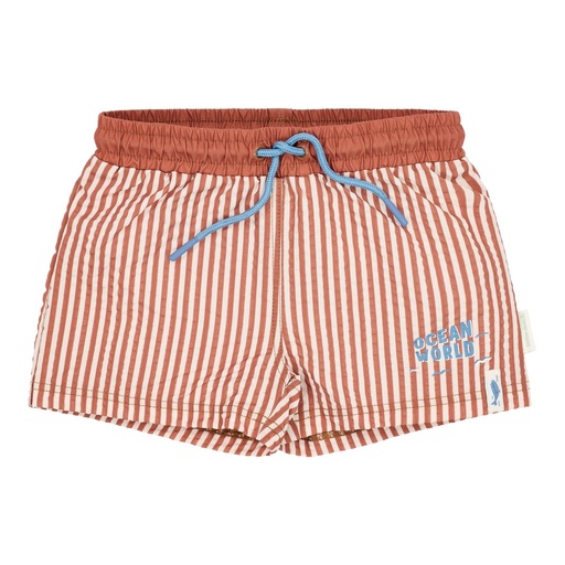 Little Dutch | Zwemshort Boys Ocean Brown Stripes