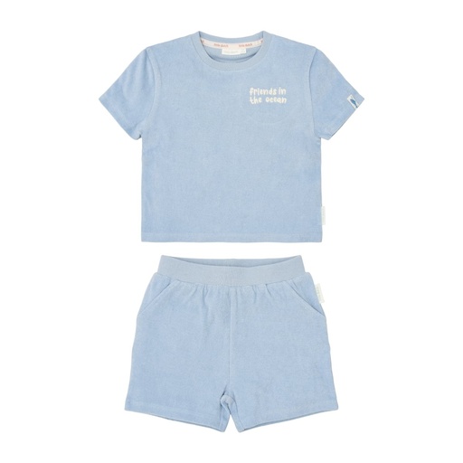 Little Dutch | Outfit Boys Ocean World Blue 2-delig