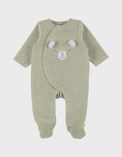 Noukies | Pyjama Orso Velours Khaki