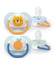[578311] Avent | Fopspeen Ultra Air Happy +0m 2-pack