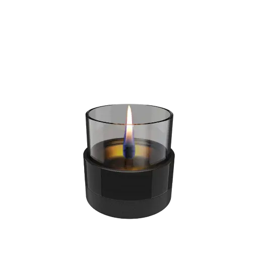 [578411] Tenderflame | Kaars Globus 15 Glas Amber 