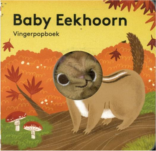 [578458] Image Books | Boek Vingerpopboekje Baby Eekhoorn