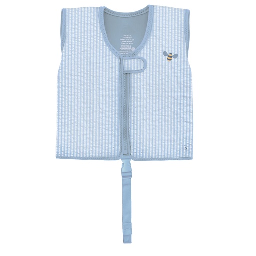 [578515] Vanilla Copenhagen | Zwemvest Seersucher Honeybee Neoprene Blauw 1-3Y 11-20kg 