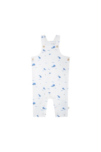 Petite Maison x Nono | Salopette Girls Silas Blue Whale