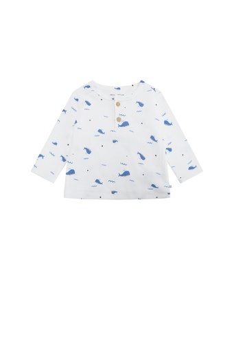 Petite Maison x Nono | T-shirt Ko Longsleeve Blue Whale