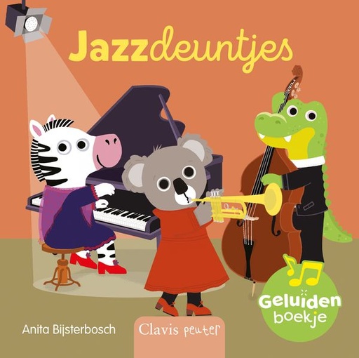 [578584] Clavis | Boek Jazzdeuntjes Geluidenboekje - Anita Bijsterbosch