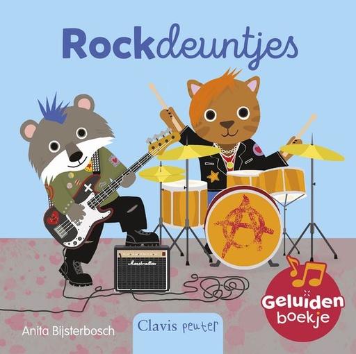 [578585] Clavis | Boek Rockdeuntjes Geluidenboekje - Anita Bijsterbosch
