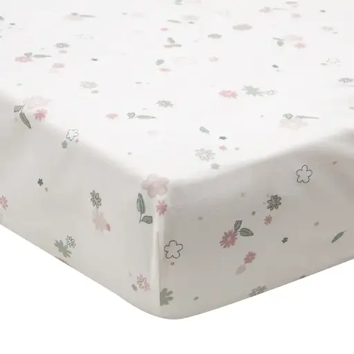 [578596] Witlof for Kids | Hoeslaken Bed Vintage Flowers 60x120cm