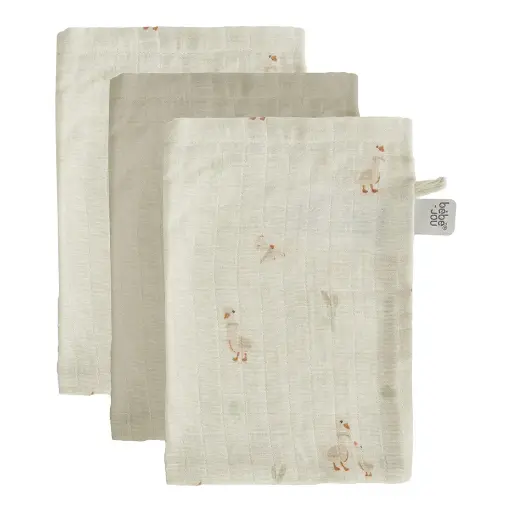[578618] Bebe-Jou | Washandje Dear Goose Tetra 3-pack
