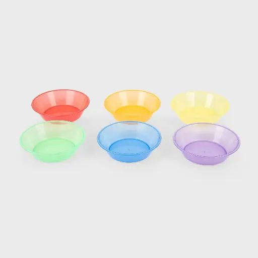 [578651] Tickit | Sensorisch Speelgoed Gekleurde Sorteerschalen 6-pack
