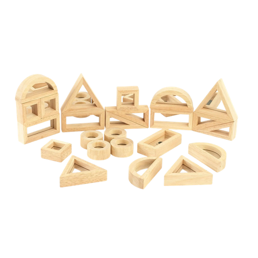 [578660] Tickit | Blokken Spiegel Hout