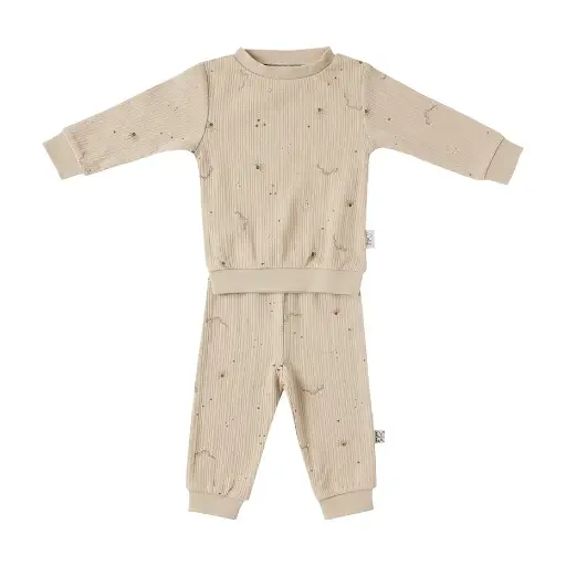 Witlof for Kids | Pyjama Urban Taupe 2-delig
