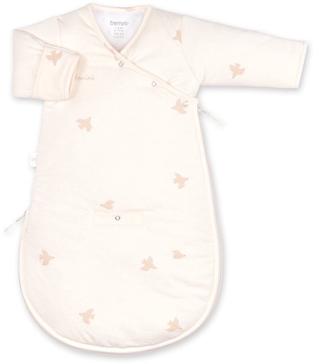 [578731] Bemini | Slaapzak Magic Bag Pady Jersey Piuma 2.5TOG Ecru 1-4m