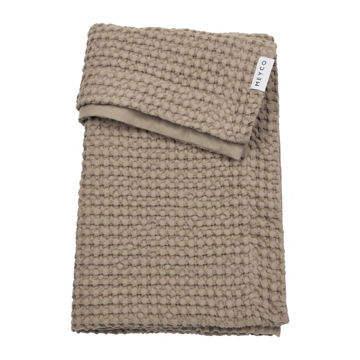 [578769] Meyco | Deken Waffle Cotton Taupe 75x100cm 