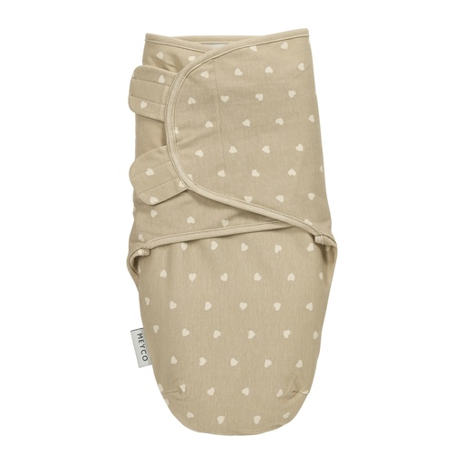 [578775] Meyco | Inbakeren Sweet Heart Sand/Soft Sand 0-3M