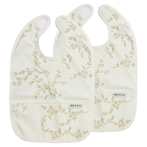 [578860] Meyco | Slabbetje Branches met Kruimelvanger Sand 2-pack 