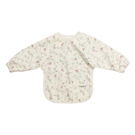 [578871] Meyco | Slabbetje Met Mouwen Flower Ecru