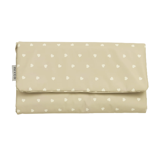 [578876] Meyco | Luiermatje Sweet Heart Sand/Soft Sand 