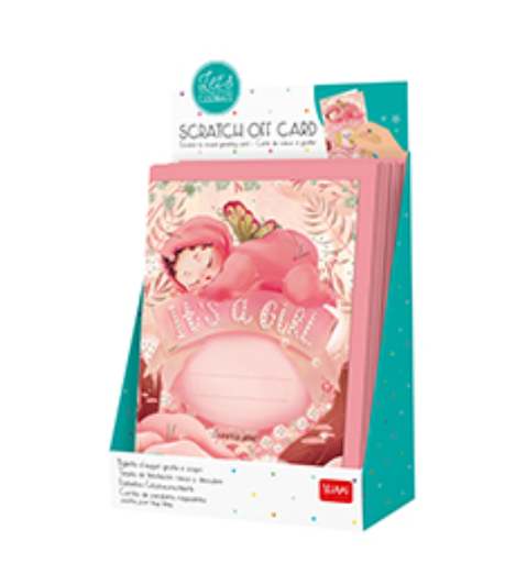 [578950] Legami | Wenskaart I'ts a Girl Scratch Off Card