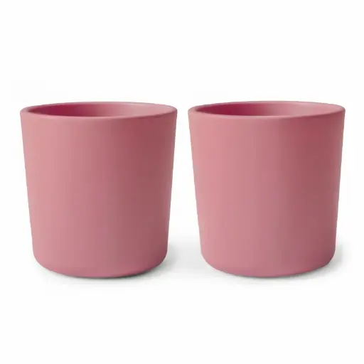 [579001] Mushie | Drinkbeker Cup Dusty Rose PP Roze 2-pack 