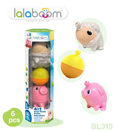 [579012] Lalaboom | Educatief Speelgoed Set Dieren Schaap en Varken 6pcs
