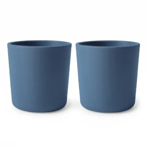 [579018] Mushie | Drinkbeker Cup Twilight Blue PP 2-pack  