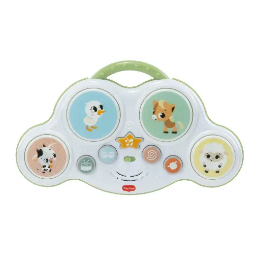 [579082] Tiny Love | Muziekinstrument Musical Drums Farmers Funday Boerderijprint