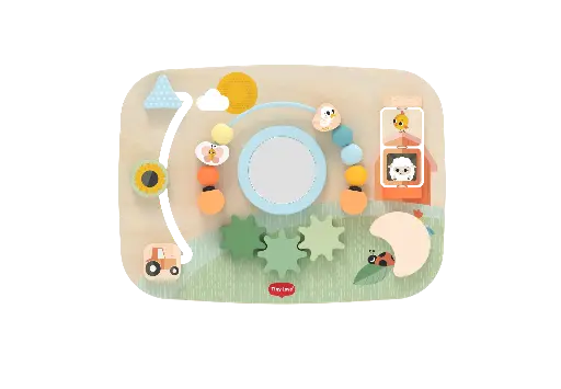 [579083] Tiny Love | Activiteitenbord Farmers Funday Busy Board  Boerderijprint