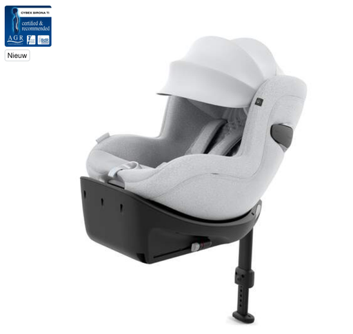 [579097] Cybex | Autostoel Sirona Ti Plus Platinum White/Light Grey Gr 0/1