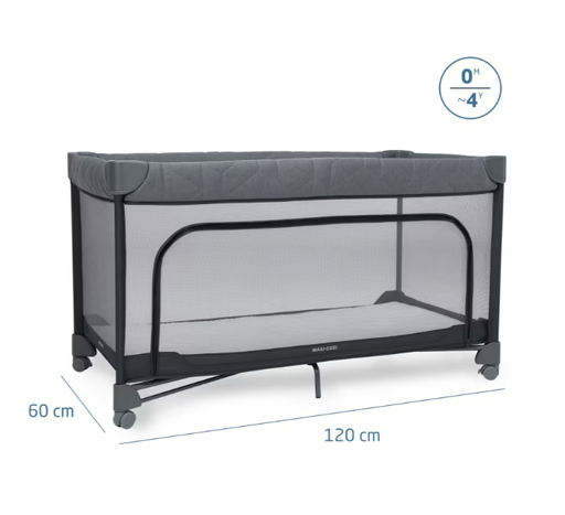 [579181] Maxi Cosi | Reisbed Merlin One Hand Foldable Elegance Graphite