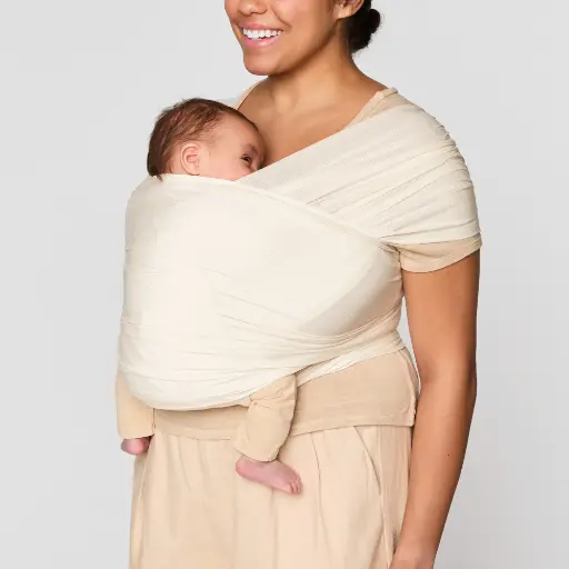 [579338] Ergobaby | Draagdoek Aura Sustainable Mesh Creme