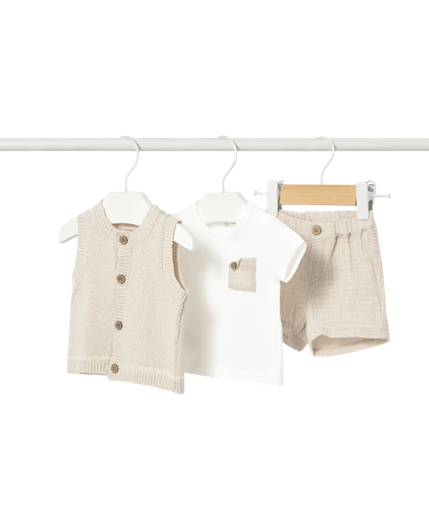 Mayoral | Outfit Boys Layette Wheat 3-delig