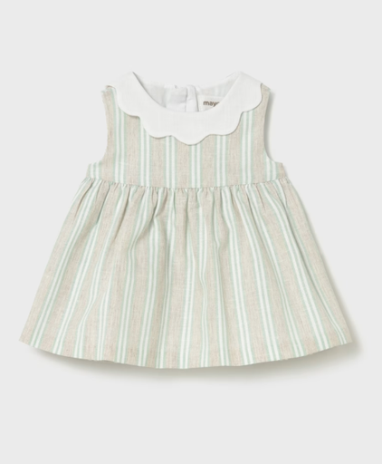 Mayoral | Jurk Girls Layette Stripes Aqua