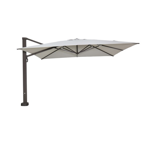 [579487] Tierra | Parasol Duralarge Parasol Chocolat 400x400cm 